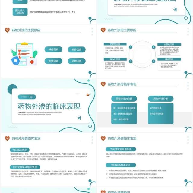 药物外渗的预防与处理PPT模板 药物外渗的预防与处理PPT模板