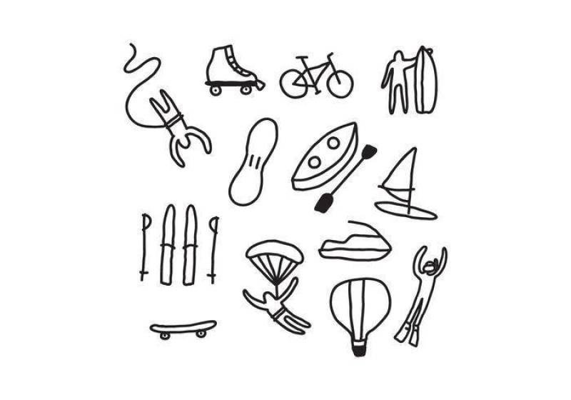 极限运动的配件