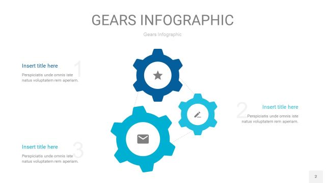 宝石蓝齿轮PPT信息图2