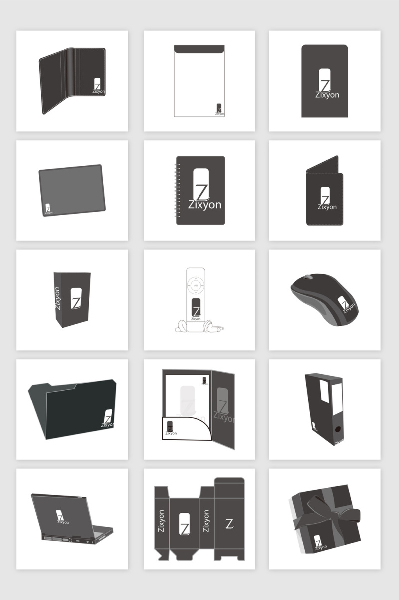 矢量企业公司办公VI样机