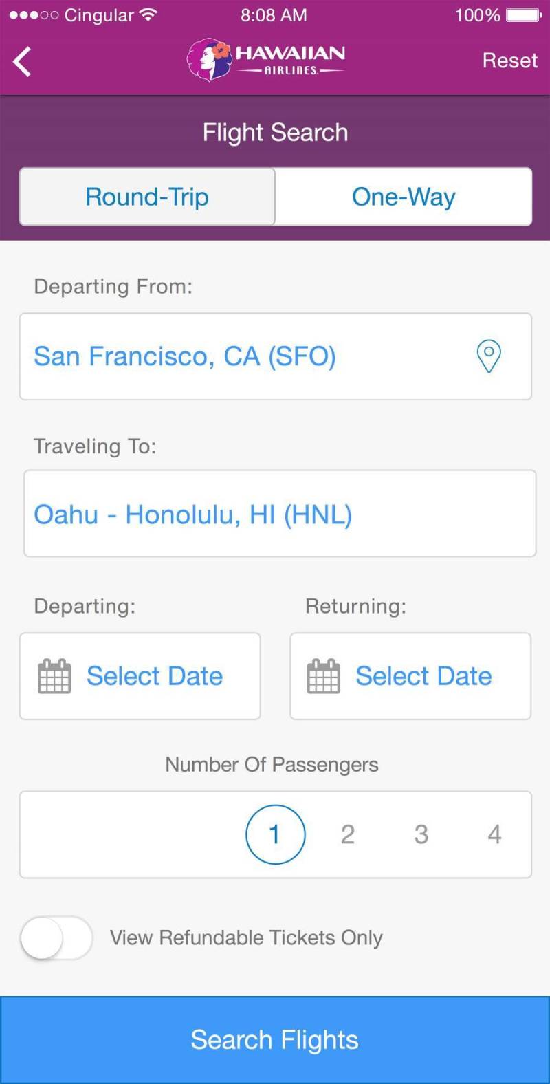 Hawaiian Airlines Redesign