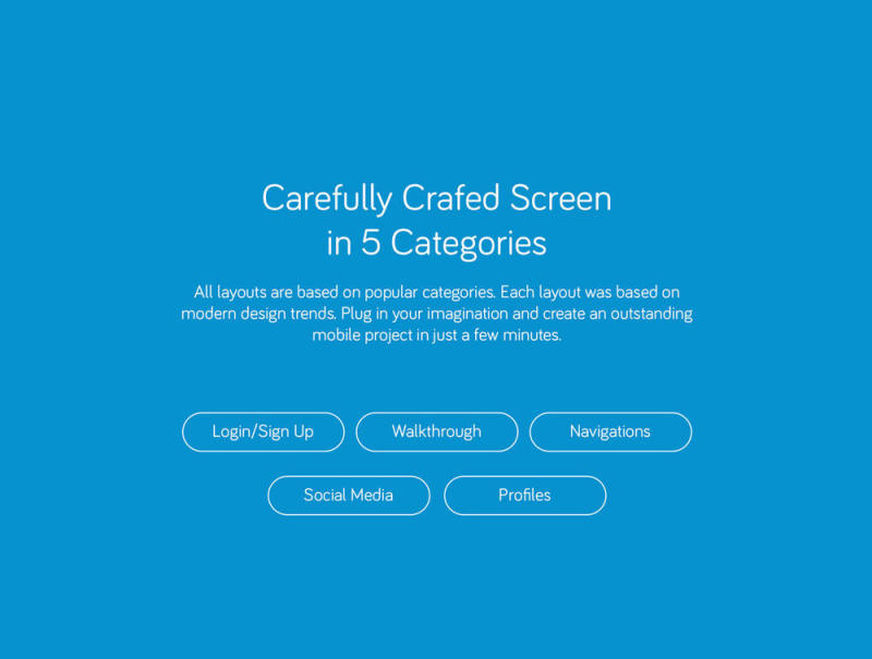 150 + PSD和素描移动模板和材料设计用户界面元素，Montify移动UI工具包