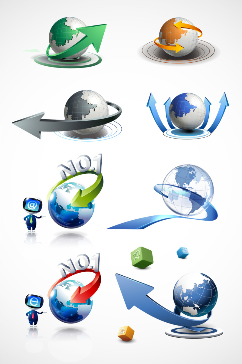 精美创意地球商务素材