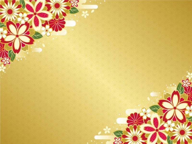 日本风格与鲜花