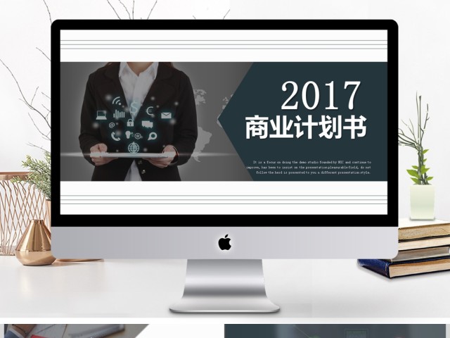 2017简约简洁商业计划书