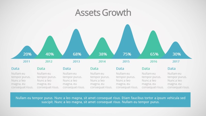 蓝色商务PPT信息可视化图表17