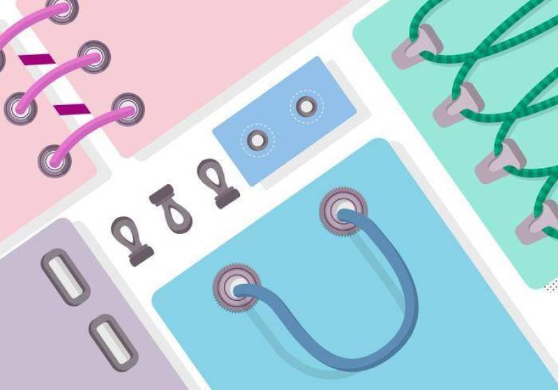 纸和袋与鸡眼收集矢量平