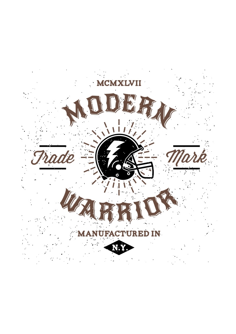 用于服装设计的简单T恤印花09