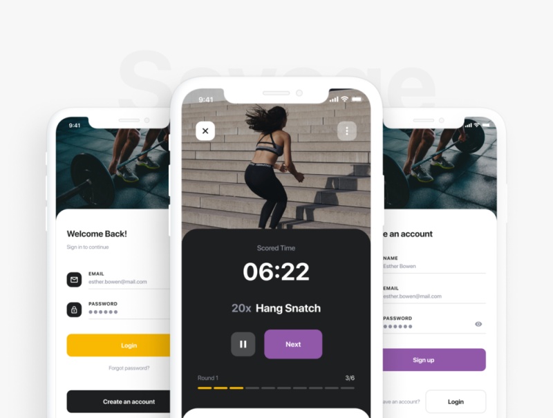 健身配套应用UI套件,野蛮的iOS UI工具包 健身配套应用UI套件,野蛮的iOS UI工具包