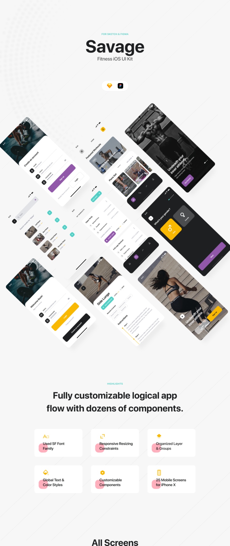 健身配套应用UI套件,野蛮的iOS UI工具包 健身配套应用UI套件,野蛮的iOS UI工具包