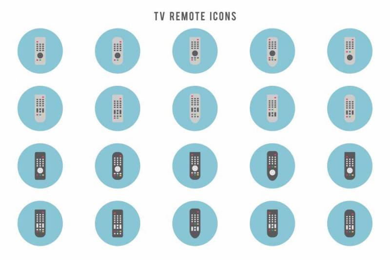  电视遥控器矢量