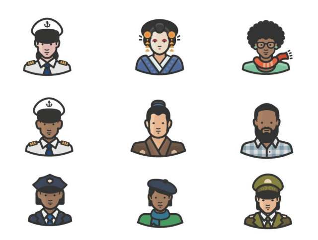 100个化身的集合,描绘人类的多样性和美丽。,Diversity Avatars Vol。 1 100个化身的集合,描绘人类的多样性和美丽。,Diversity Avatars Vol。 1