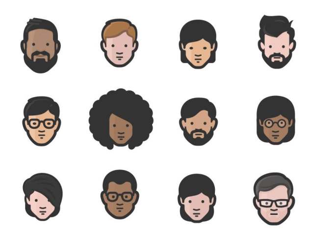 100个化身的集合,描绘人类的多样性和美丽。,Diversity Avatars Vol。 1 100个化身的集合,描绘人类的多样性和美丽。,Diversity Avatars Vol。 1