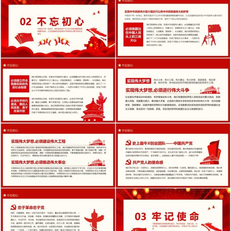 做好自己与时代同行青年大学习第二期十九大精神学习心得党政风动态PPT模板