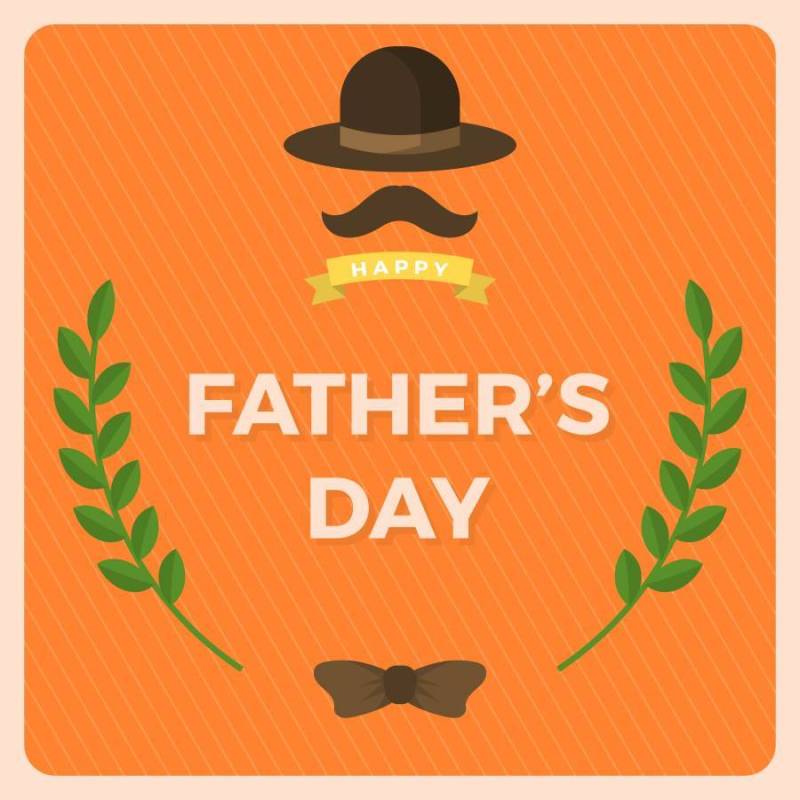 平愉快的父亲＆＃x27; s天问候传染媒介