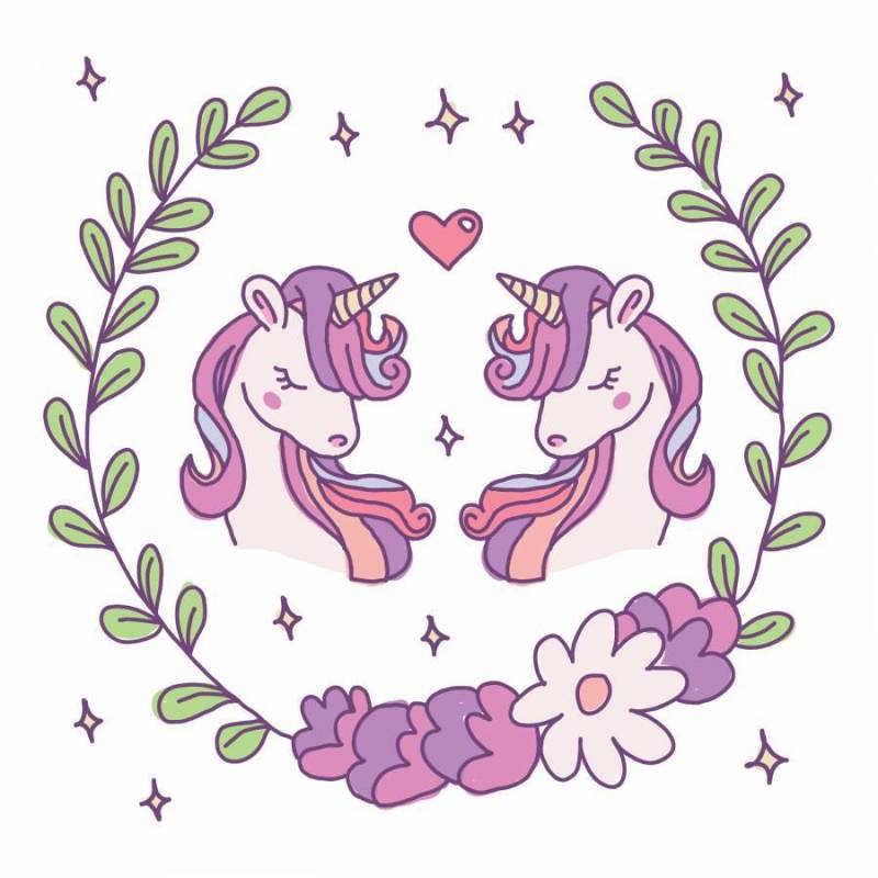 几个可爱的独角兽