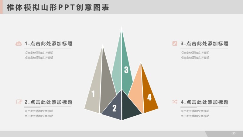 多场景办公PPT信息可视化图表33