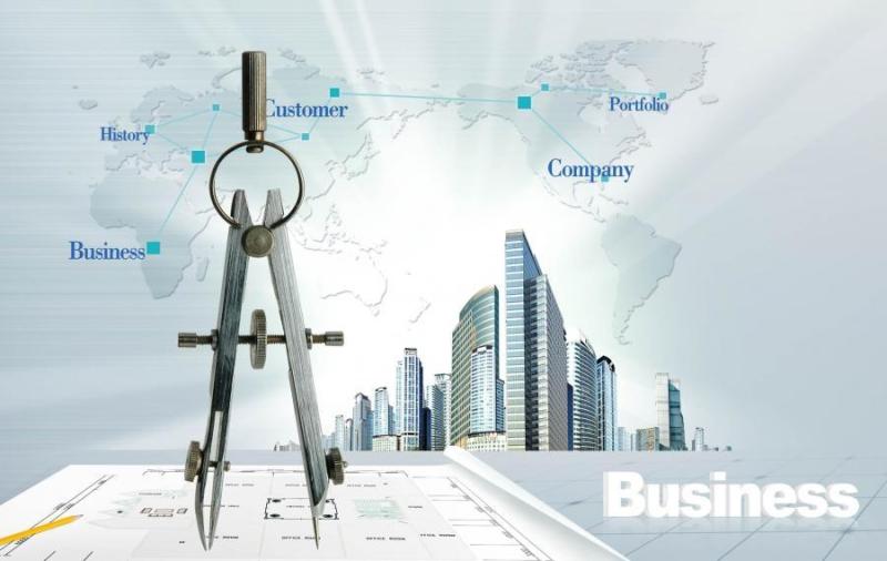 商务系类：圆规&nbsp;PSD分层素材