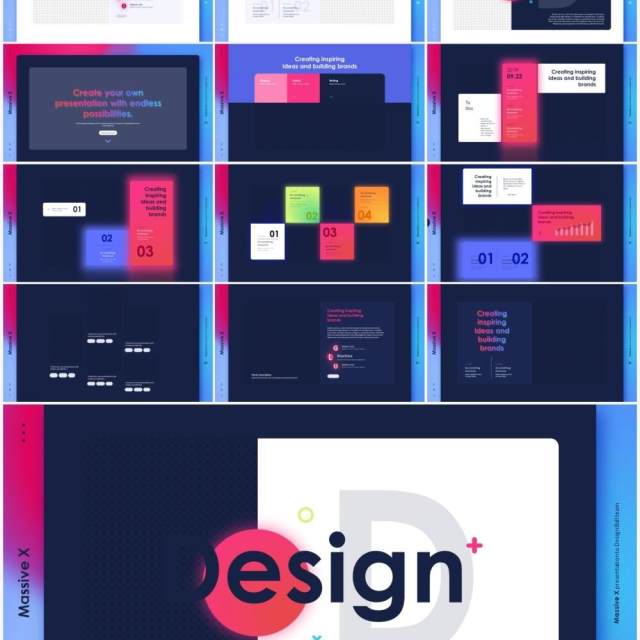 渐变设计PPT背景素材Gradient Design 渐变设计PPT背景素材Gradient Design
