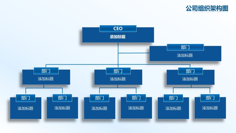组织架构图PPT素材-15