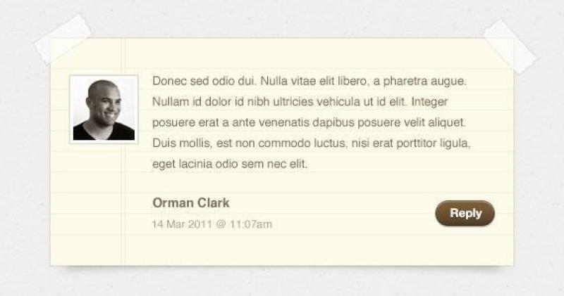 留言标签—psd分层素材