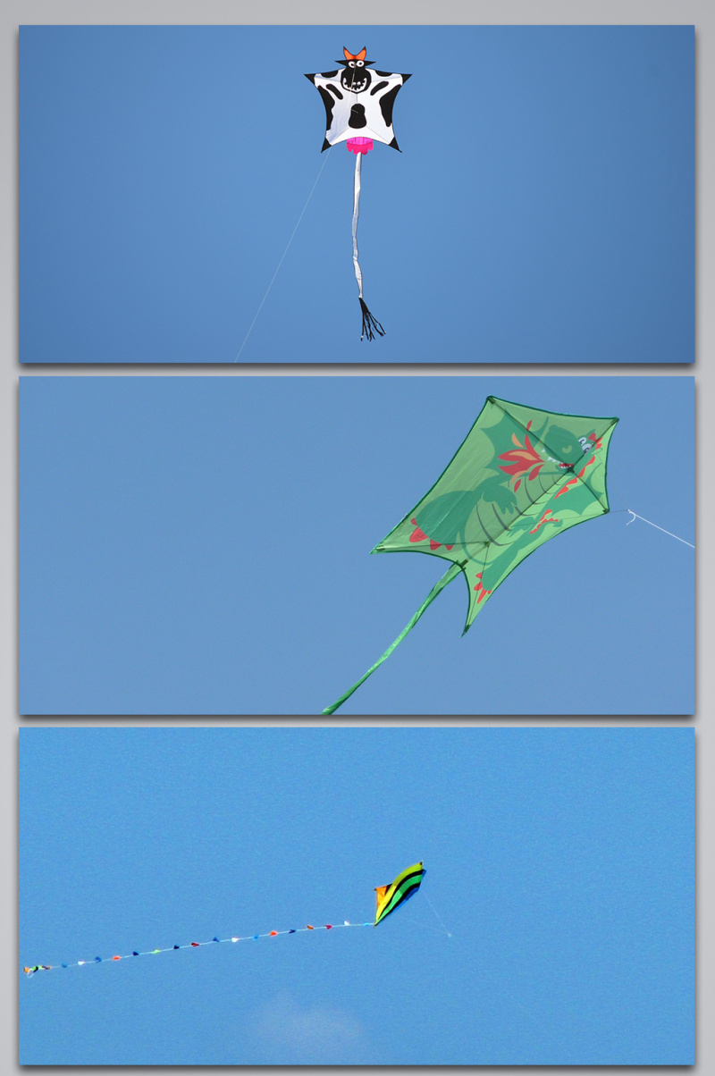 风筝蓝天飞舞飞扬背景图