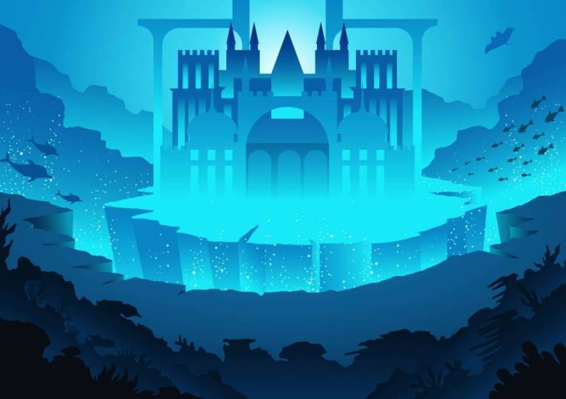 亚特兰提斯风景城市