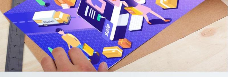 电商淘宝天猫购物促销活动2.5D立体插画AI设计海报素材34