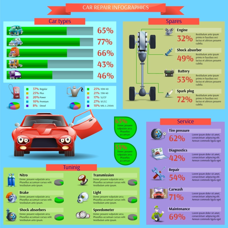 信息图形业务概念平面设计矢量29（9）