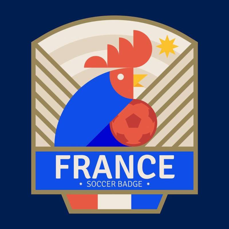 法国足球徽章