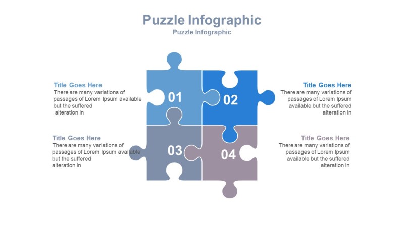 经典蓝色商务PPT图表-9