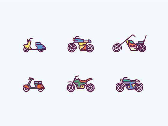 Moto Icon Set