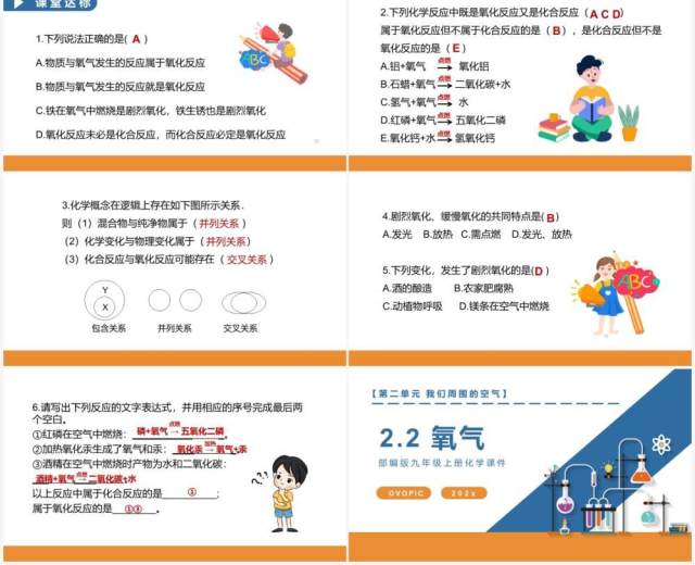 部编版九年级化学上册氧气课件PPT模板 部编版九年级化学上册氧气课件PPT模板