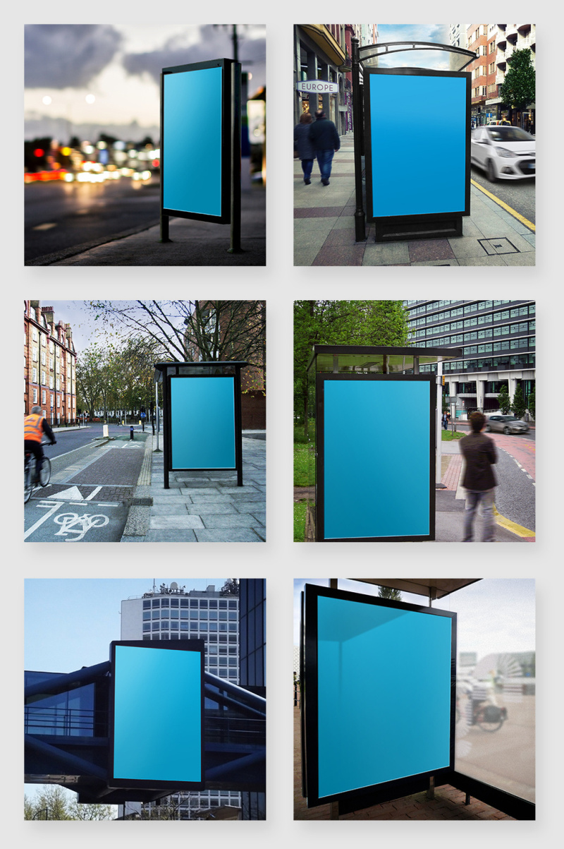 高清PSD广告牌样机