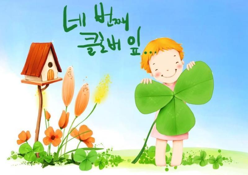 韩国儿童插画psd素材-44