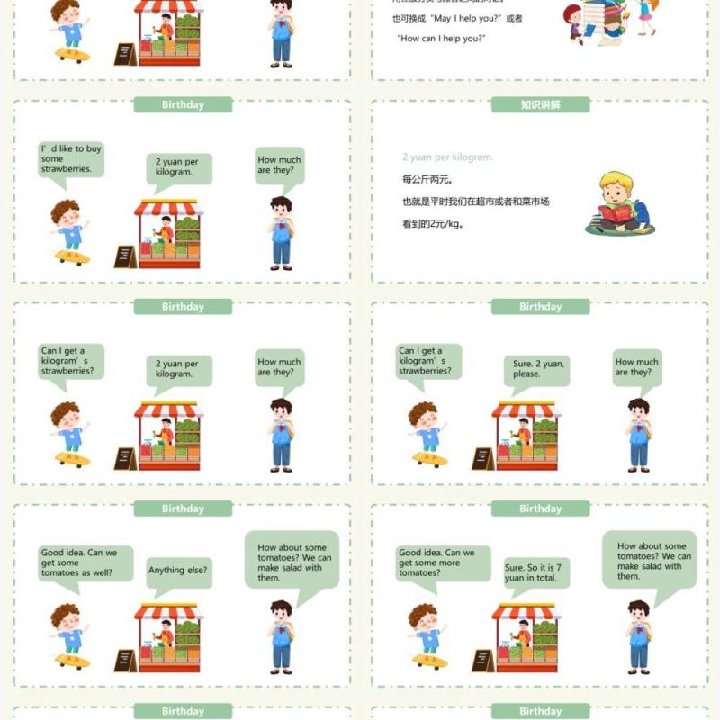 部编版四年级英语上册Dinner‘s ready第五课时PPT模板