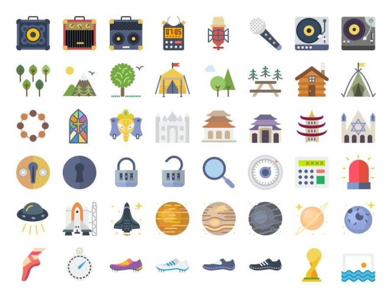 一大包3500平图标，Smashicons平