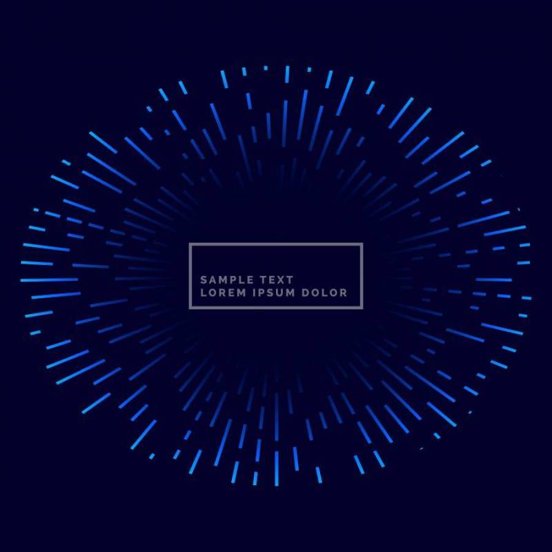 爆破蓝色主题背景之外的线