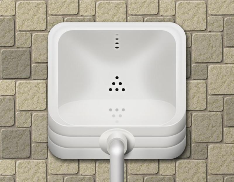 小便池图标psd分层素材