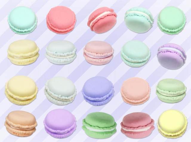 马卡龙PSD素材Macarons拍摄后处理分层文件