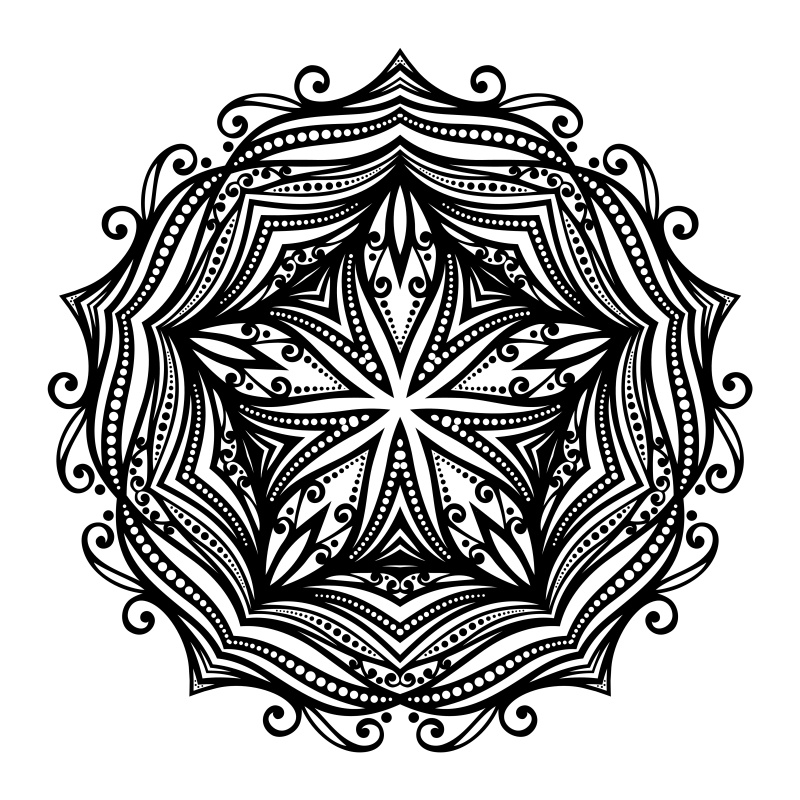 圆形和星形装饰图案13