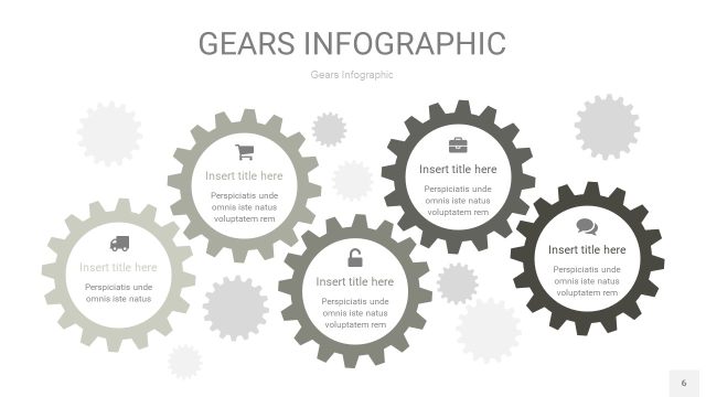 灰色齿轮PPT信息图6 灰色齿轮PPT信息图6