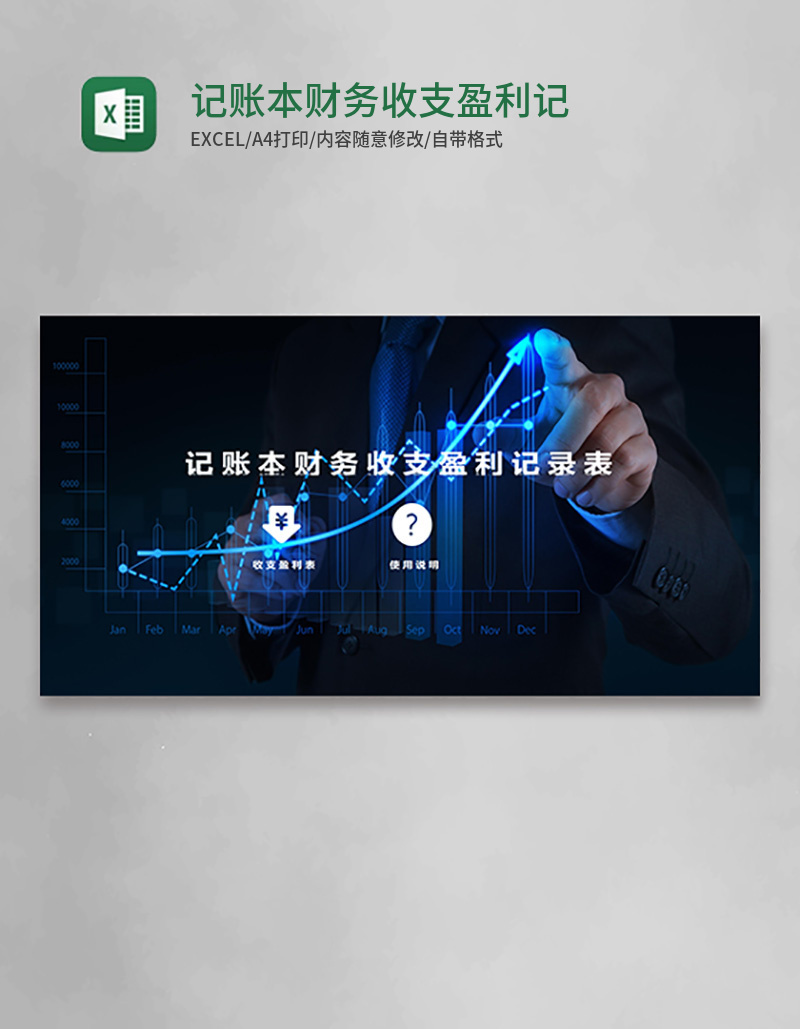 记账本财务收支盈利记录表管理系统