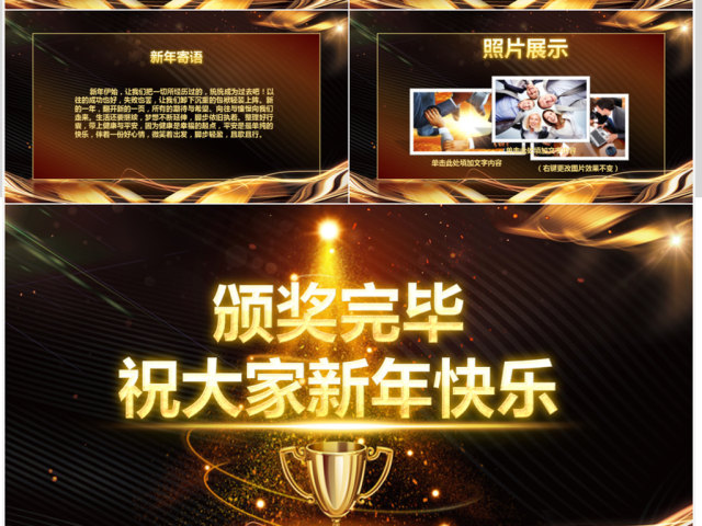 2018狗年年度颁奖典礼总结汇报模板 2018狗年年度颁奖典礼总结汇报模板