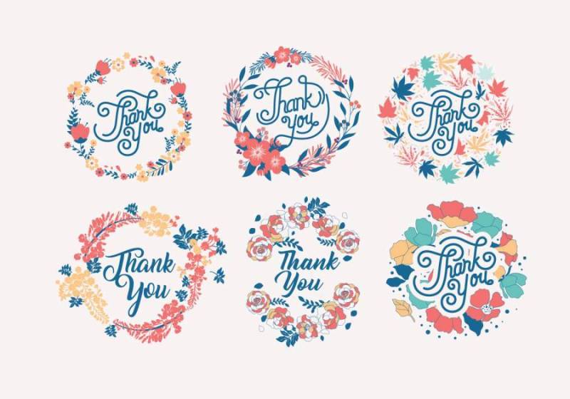 谢谢你排版第3卷矢量