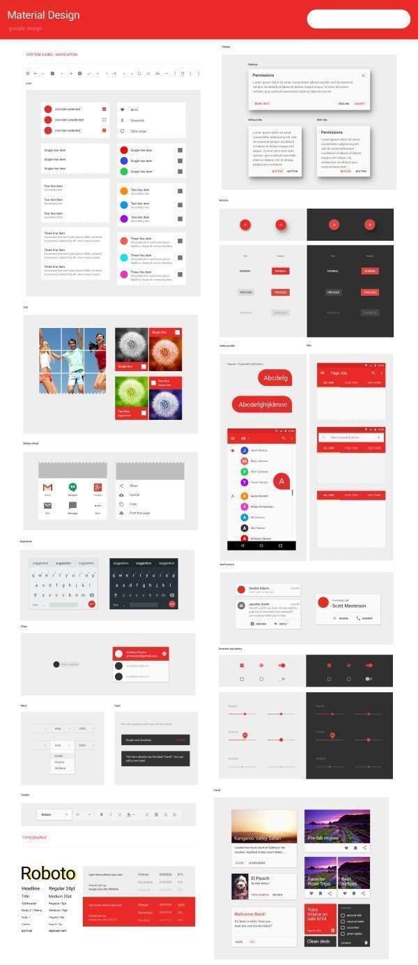 MaterialDesign安卓5.1L版本UI工具包