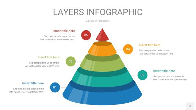 多彩3D分层PPT信息图10 多彩3D分层PPT信息图10