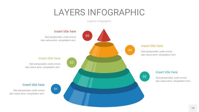 多彩3D分层PPT信息图10