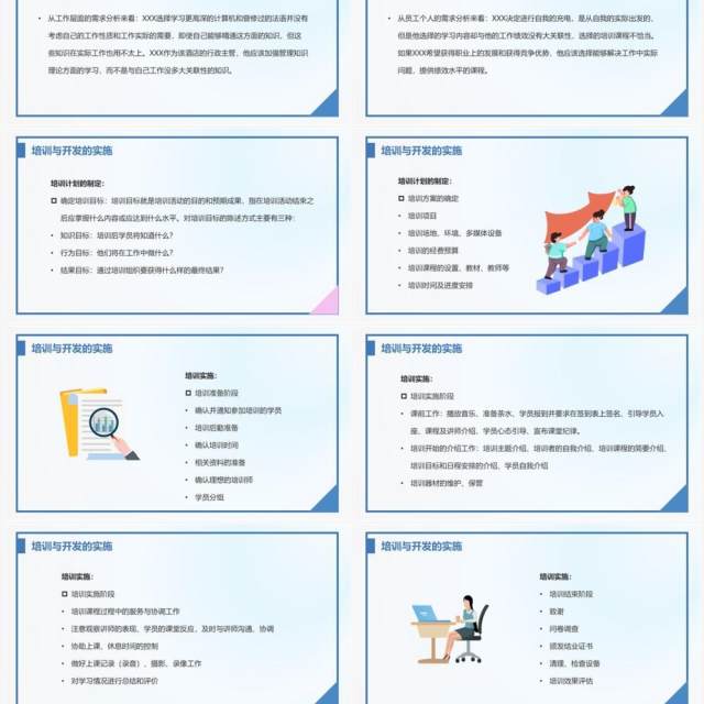 简约风人力资源培训与开发PPT模板