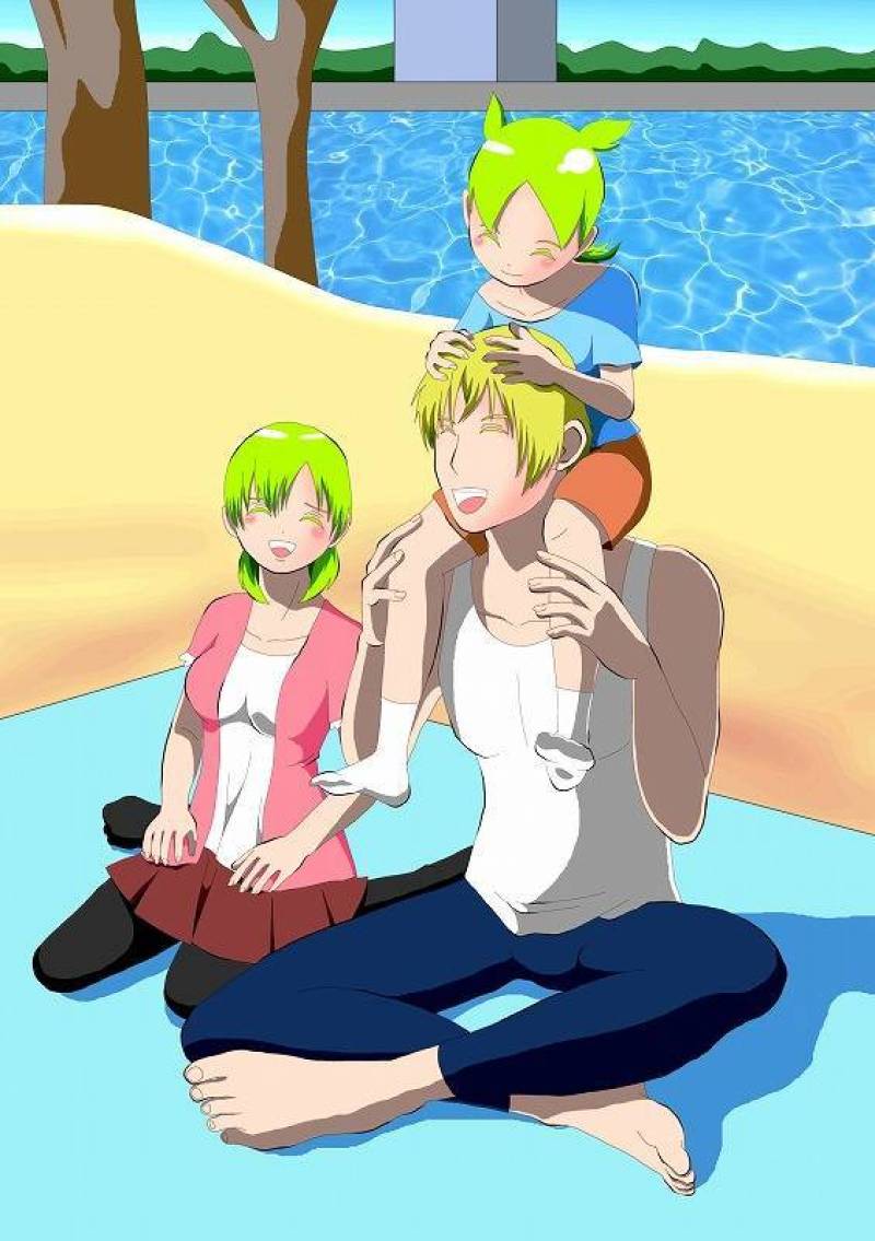 与父母和孩子的野餐